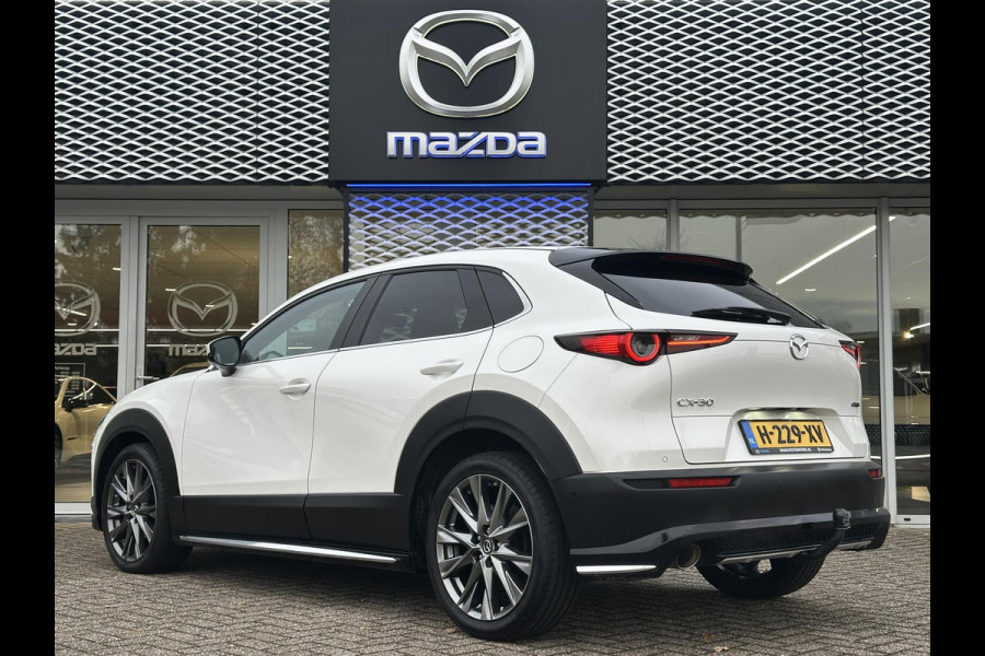 Mazda CX-30 2.0 e-SkyActiv-X M Hybrid Luxury AUTOMAAT | SCHUIFKANTELDAK | 360 CAMERA | AFNEEMBARE TREKHAAK | AERO PACK |