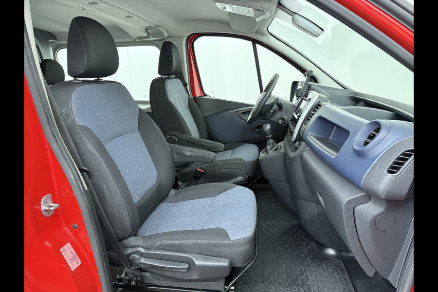 Opel Vivaro D 126PK 5-Pers- D.C Navi Camera Dubbele Cabine EURO 6 Pdc L2H1 Airco Trekhaak Cruise Control Sport EcoFlex 1.6CDTI Betonplex Vloer Wandbetimmering Schuifdeur Keurige Bus ! 1e Eigenaar Origineel Nederlandse Auto 2.000 trekvermogen