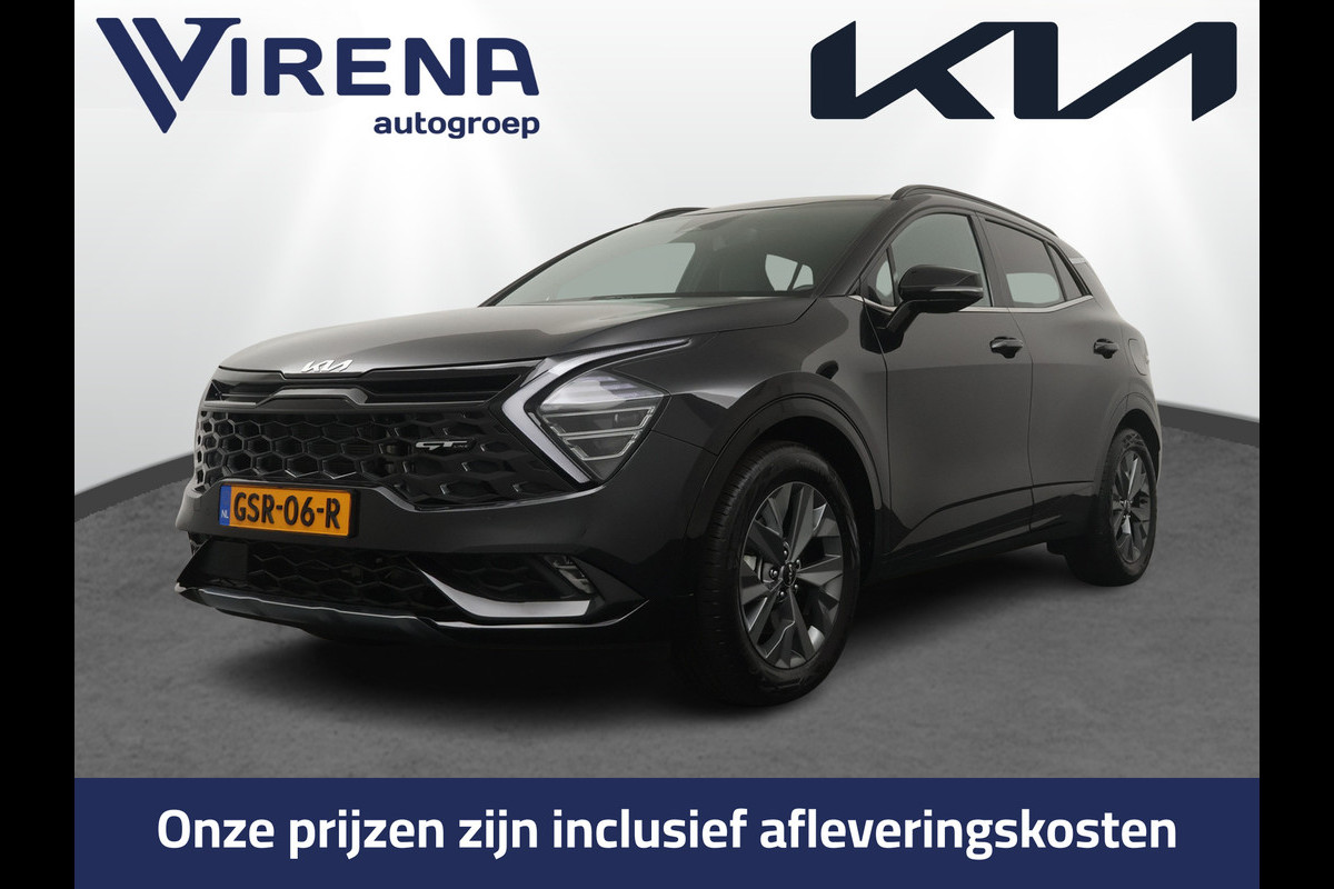 Kia Sportage 1.6 T-GDi Hybrid GT-Line Apple Carplay/Android Auto - Cruise Control - Dodehoekdetectie - Panorama Dak - Navigatie - Stuur/Stoelverwarming - Fabrieksgarantie tot 11-2031