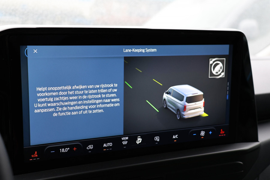 Ford Transit Custom 320 2.0 TDCI 170 PK L2H1 Limited DC | Dubbel Cabine | ACC | Blind Spot | Navigatie | Camera | CarPlay | Lane Assist | Stoelverwa Trekhaak | BPM VRIJ