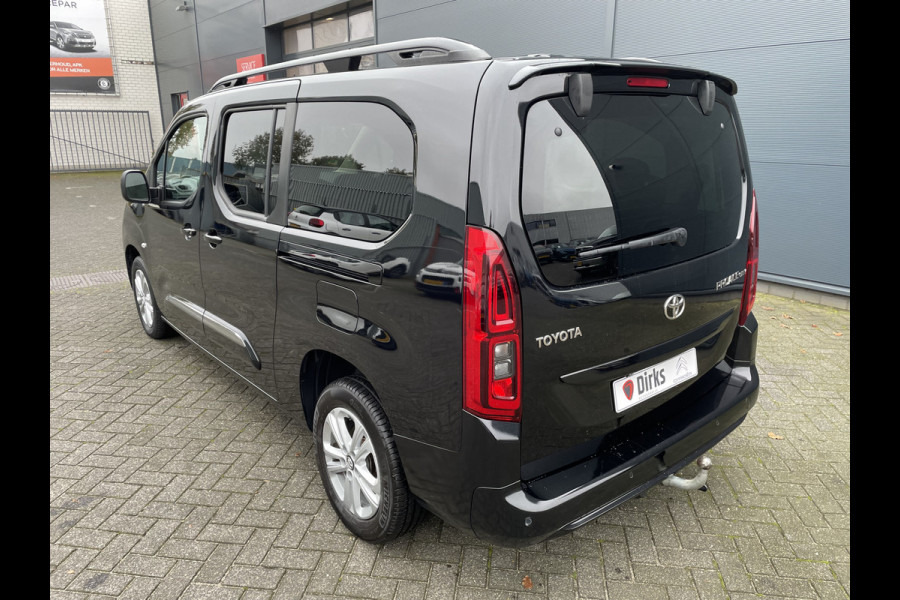 Toyota PROACE CITY Verso 130pk Dynamic Long 7-pers (7 stoelen -Trekhaak - Camera - Keyless Entry - Automatische Airco - Navigatie - Parkeersensoren V+A)
