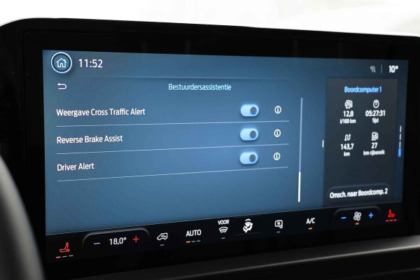 Ford Transit Custom 320 2.0 TDCI 170 PK L2H1 Limited DC | Dubbel Cabine | ACC | Blind Spot | Navigatie | Camera | CarPlay | Lane Assist | Trekhaak | BPM VRIJ | Verlengde fabrieksgarantie tot 12-2029