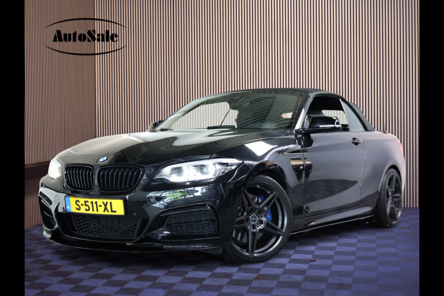 BMW 2 Serie Cabrio M240i avm H&K NAVI PDC LEDER REMUS '18