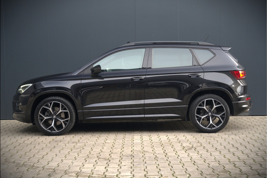 Seat Ateca 2.0 EcoTSI FR 4DRIVE | Panoramadak | Stoelverwarming | Keyless | 360 Camera | Standkachel | Navigatie | Apple Carplay | Trekhaak | Elektrische Stoel | Adaptive Cruise Control | Seat Sound | Adaptief Onderstel | D