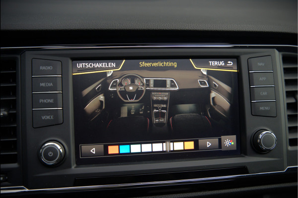 Seat Ateca 2.0 EcoTSI FR 4DRIVE | Panoramadak | Stoelverwarming | Keyless | 360 Camera | Standkachel | Navigatie | Apple Carplay | Trekhaak | Elektrische Stoel | Adaptive Cruise Control | Seat Sound | Adaptief Onderstel | D