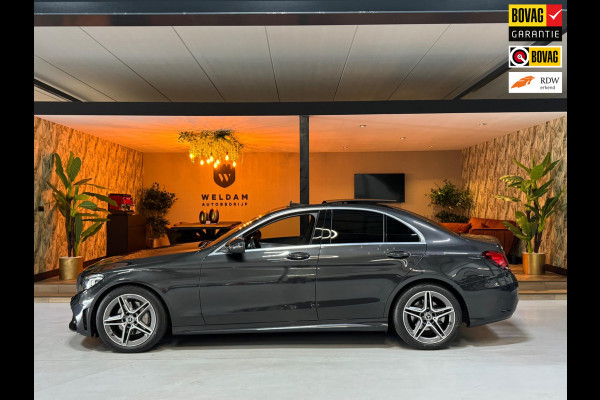Mercedes-Benz C-Klasse 200 Business Solution AMG Garantie NAP Pano Camera PDC Cruise Digitale Cockpit Sfeer Clima Navi Rijklaar