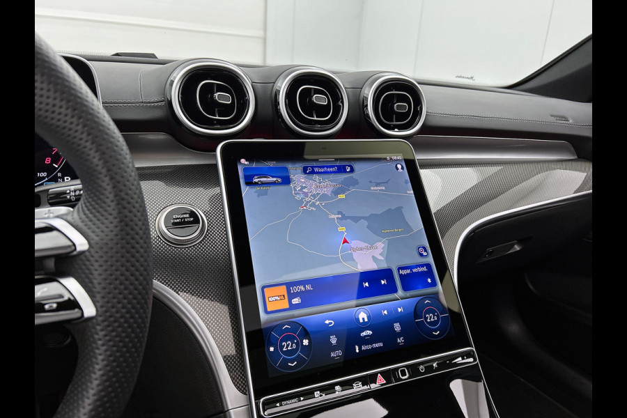 Mercedes-Benz C-Klasse Estate 300 e AMG Plug-In Hybride AMG Line | Trekhaak | Panorama Schuif-Kanteldak | Digital Licht | Rijassistentiepakket Plus incl. PRE-SAFE Inclusief 24 maanden MB Certified garantie voor Europa.