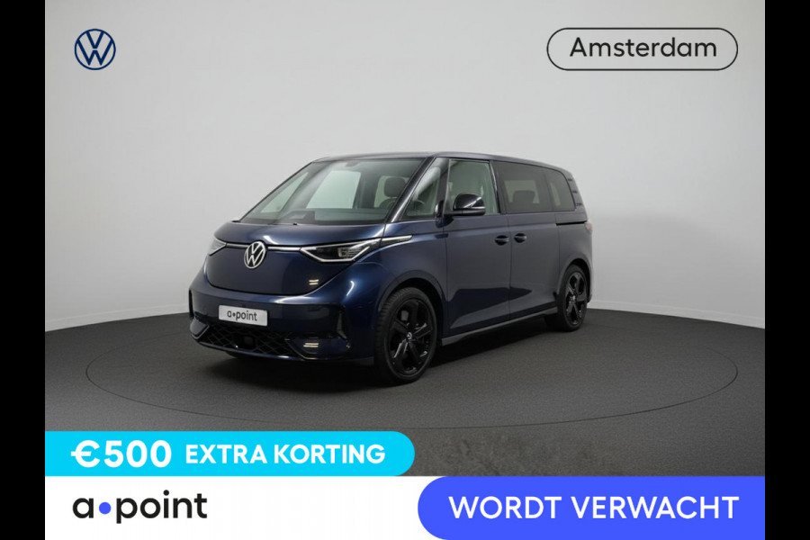 Volkswagen ID. Buzz GTX 86 kWh LWB 7p. 340 pk | Verlengde garantie | Navigatie | Trekhaak (wegklapbaar) | Parkeersensoren (Park assist) | Achteruitrijcamera | Stoelverwarming v/a |