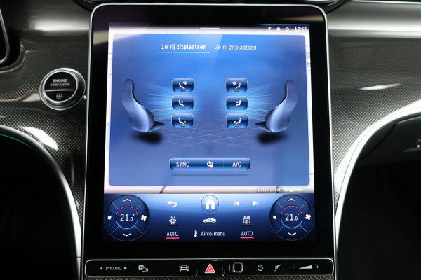 Mercedes-Benz C-Klasse 200 AMG Line BTW/LED/VIRTUAL/SFEER/PANORAMADAK/LEER+S.VERWARMING+MEMORY/CAM/LINE/ACC/ECC/12 MDN GARANTIE!