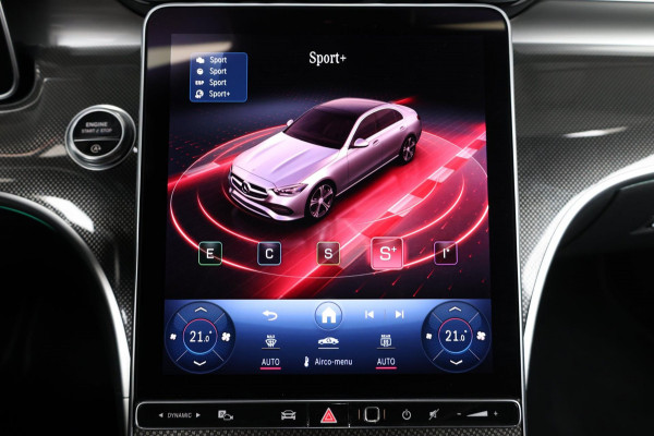 Mercedes-Benz C-Klasse 200 AMG Line BTW/LED/VIRTUAL/SFEER/PANORAMADAK/LEER+S.VERWARMING+MEMORY/CAM/LINE/ACC/ECC/12 MDN GARANTIE!