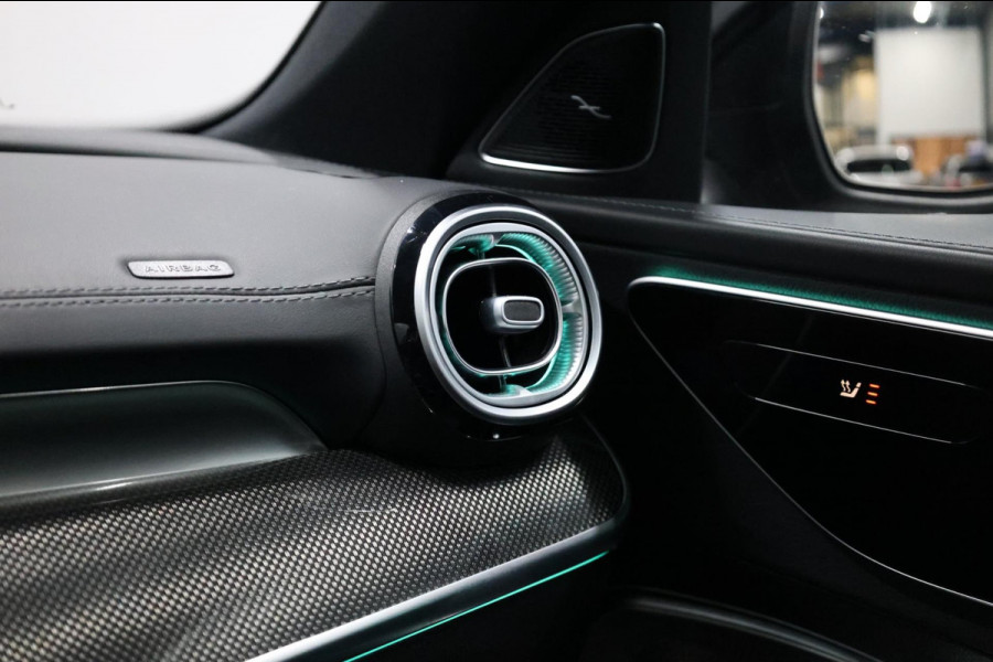 Mercedes-Benz C-Klasse 200 AMG Line BTW/LED/VIRTUAL/SFEER/PANORAMADAK/LEER+S.VERWARMING+MEMORY/CAM/LINE/ACC/ECC/12 MDN GARANTIE!