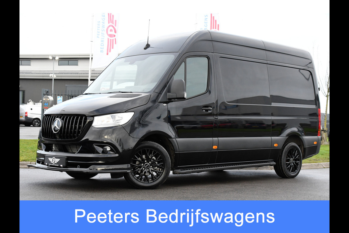Mercedes-Benz Sprinter 317 1.9 CDI L2H2 RWD Black Edition DEMO! Camera, Cruise, Carplay, 170pk, Mistlampen, Mbux 7'', Automaat, Uniek!