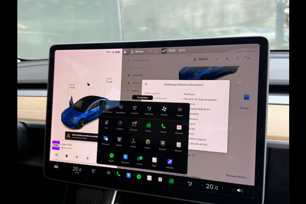 Tesla Model 3 Long Range AWD 75 kWh 90% SOH Dual Motor Autopilot