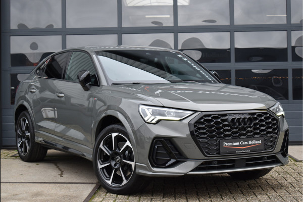 Audi Q3 Sportback 45 TFSI e S-Line 245 Pk Black Ed Chronos Grijs Metallic Navi Sfeer Trekhaak 19 Inch