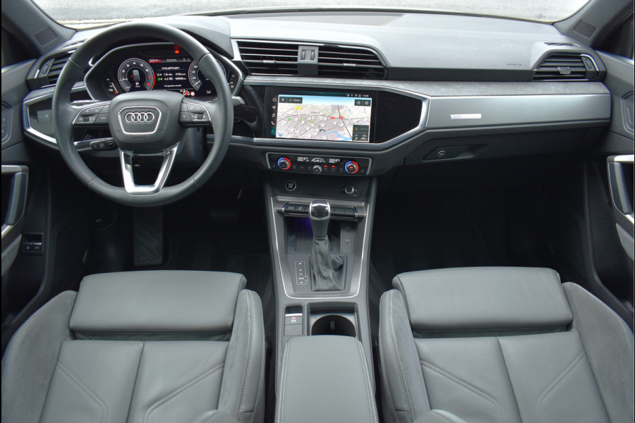 Audi Q3 Sportback 45 TFSI e S-Line 245 Pk Black Ed Chronos Grijs Metallic Navi Sfeer Trekhaak 19 Inch