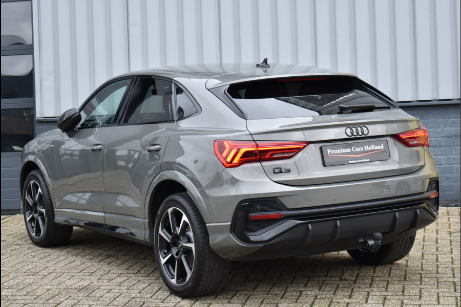 Audi Q3 Sportback 45 TFSI e S-Line 245 Pk Black Ed Chronos Grijs Metallic Navi Sfeer Trekhaak 19 Inch