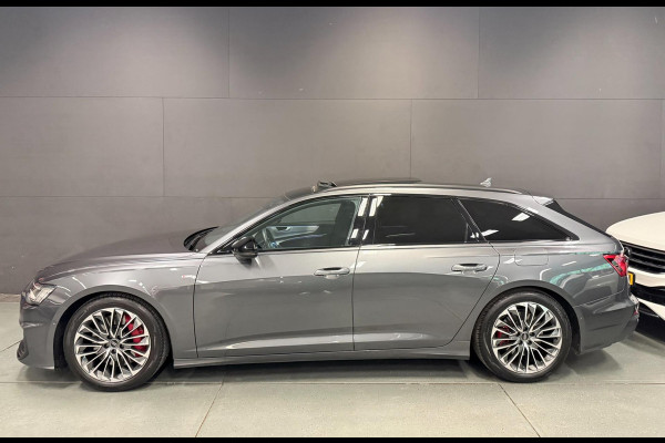 Audi A6 Avant 55 TFSI e-quattro 3X S-LINE BLACK-LINE PANO/B&O/SFEERVERL/M-STOELEN/NAVI/DAB/CARPLAY///