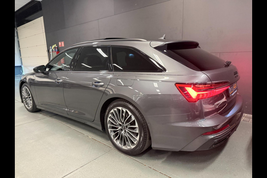 Audi A6 Avant 55 TFSI e-quattro 3X S-LINE BLACK-LINE PANO/B&O/SFEERVERL/M-STOELEN/NAVI/DAB/CARPLAY///