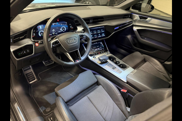 Audi A6 Avant 55 TFSI e-quattro 3X S-LINE BLACK-LINE PANO/B&O/SFEERVERL/M-STOELEN/NAVI/DAB/CARPLAY///