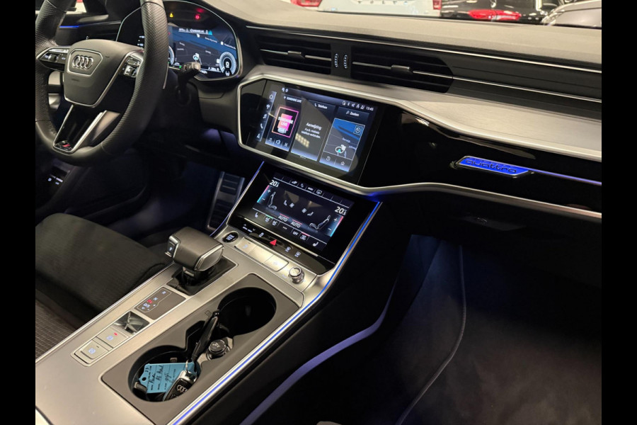 Audi A6 Avant 55 TFSI e-quattro 3X S-LINE BLACK-LINE PANO/B&O/SFEERVERL/M-STOELEN/NAVI/DAB/CARPLAY///