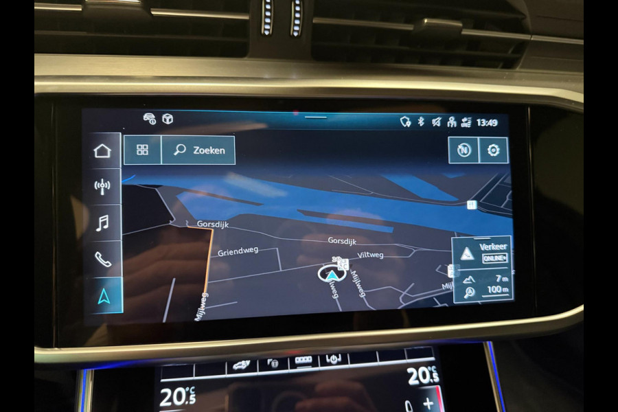 Audi A6 Avant 55 TFSI e-quattro 3X S-LINE BLACK-LINE PANO/B&O/SFEERVERL/M-STOELEN/NAVI/DAB/CARPLAY///