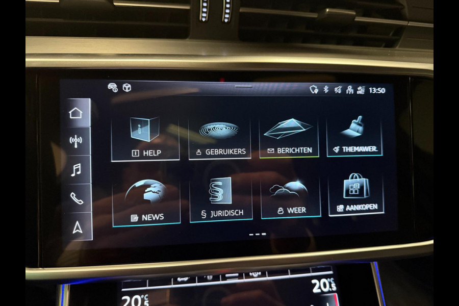 Audi A6 Avant 55 TFSI e-quattro 3X S-LINE BLACK-LINE PANO/B&O/SFEERVERL/M-STOELEN/NAVI/DAB/CARPLAY///