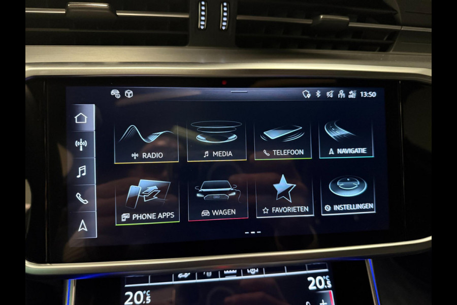 Audi A6 Avant 55 TFSI e-quattro 3X S-LINE BLACK-LINE PANO/B&O/SFEERVERL/M-STOELEN/NAVI/DAB/CARPLAY///