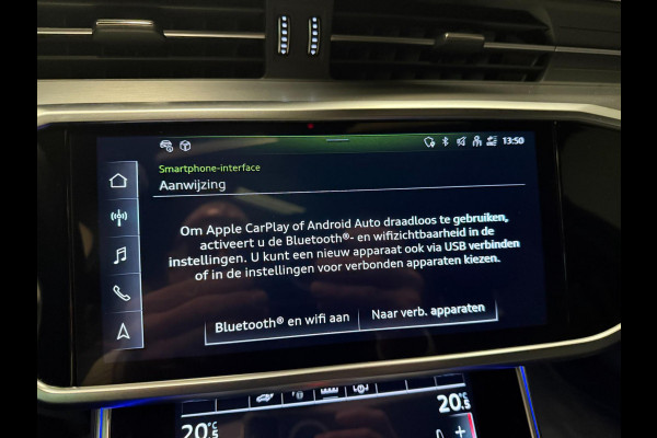 Audi A6 Avant 55 TFSI e-quattro 3X S-LINE BLACK-LINE PANO/B&O/SFEERVERL/M-STOELEN/NAVI/DAB/CARPLAY///