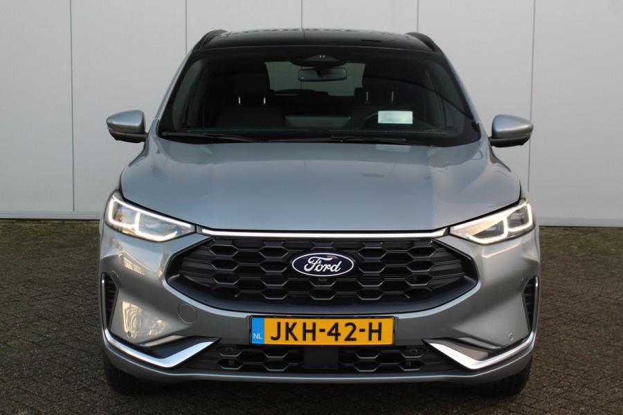 Ford Kuga 2.5-243pk PHEV ST-Line X. Van €. 54.937,- voor €. 43.735,- ! Trekgewicht van 2.100kg ! Elektr. verstelb. AGR stoelen voor, Stoel-, stuur-, voorraam- en achterbank verwarming, Elektr. panorama/schuif-kanteldak , Trekhaak elektr. wegklapbaar, B&O soundsyst. etc.