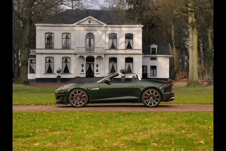 Jaguar F-Type P575 AWD R | Meridian | Stoelventilatie | British Racing Green metallic