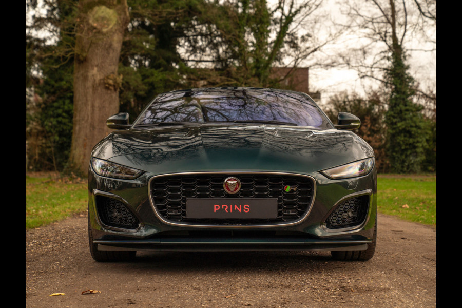 Jaguar F-Type P575 AWD R | Meridian | Stoelventilatie | British Racing Green metallic