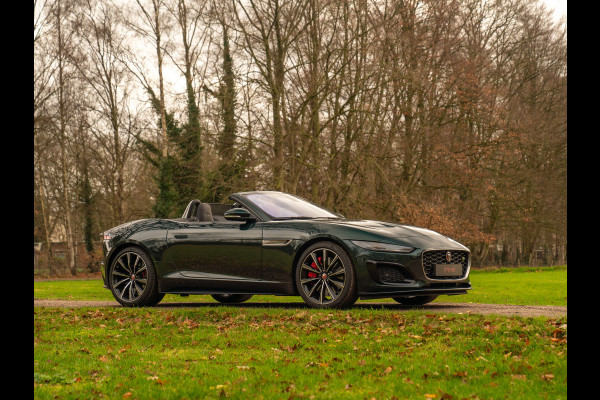 Jaguar F-Type P575 AWD R | Meridian | Stoelventilatie | British Racing Green metallic