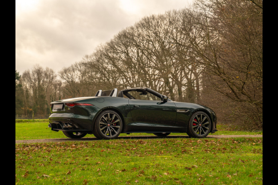 Jaguar F-Type P575 AWD R | Meridian | Stoelventilatie | British Racing Green metallic