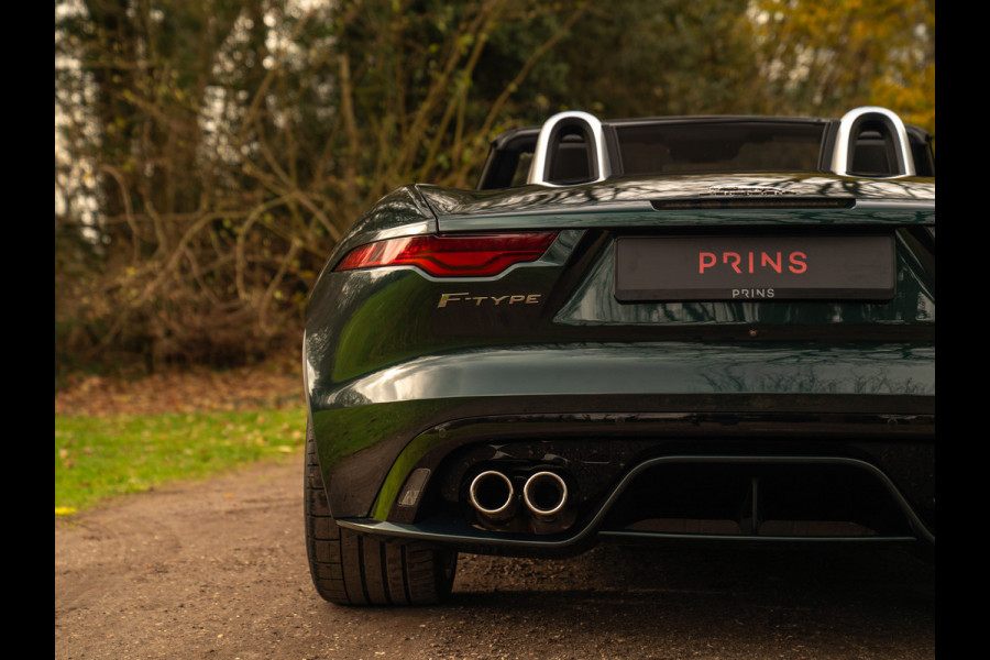 Jaguar F-Type P575 AWD R | Meridian | Stoelventilatie | British Racing Green metallic