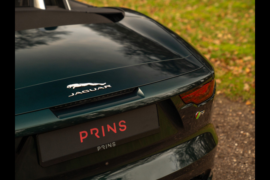 Jaguar F-Type P575 AWD R | Meridian | Stoelventilatie | British Racing Green metallic