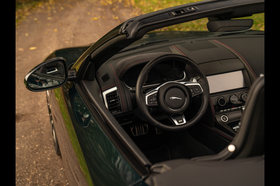 Jaguar F-Type P575 AWD R | Meridian | Stoelventilatie | British Racing Green metallic