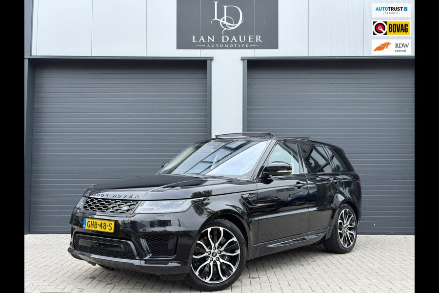 Land Rover Range Rover Sport P400e Autobiography Dynamic / BTW / Luchtvering / 360 Camera / Schuifdak / Black