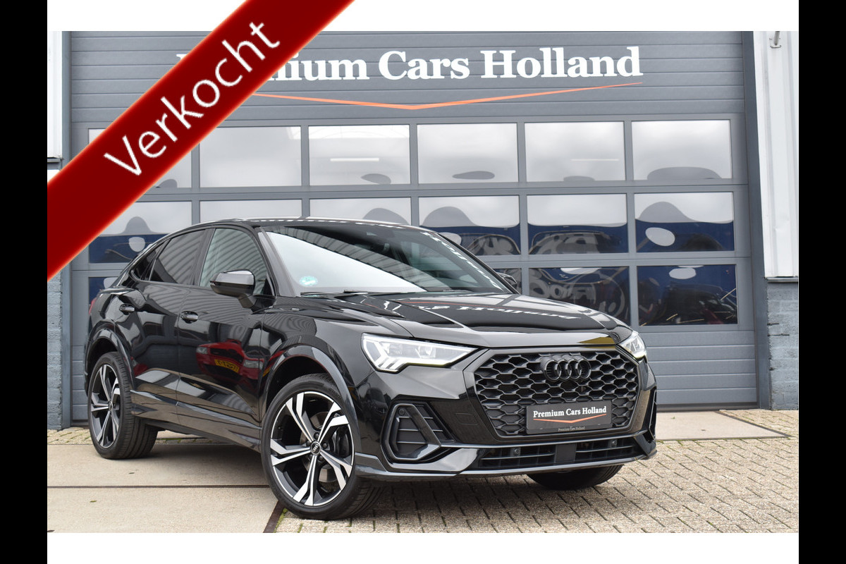 Audi Q3 Sportback 45 TFSI e S-Line 245 Pk Black Ed Navi Camera ACC Leder Matrix 20 Inch