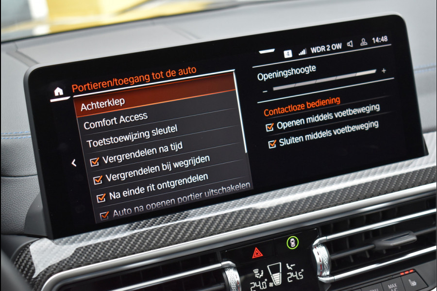 BMW X3 xDrive30e M-Pakket 292 Pk Frozen Black M-Stoelen Pano Navi 360 Memory Hud Carbon Camera Leder Laser 20 Inch