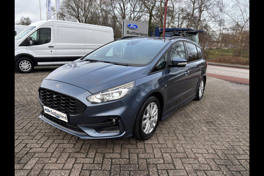 Ford S-Max 2.5 FHEV ST-Line Hybride Automaat 190pk | Adaptieve Cruise | SONY Audio | Dode hoeksensoren | Full LED Koplampen | Elektrische Achterklep
