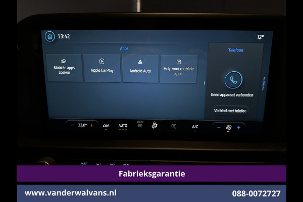 Ford Transit Custom 2.0 TDCI 136pk L2H1 Fabrieksgarantie Euro6 Airco | Camera | LED | Apple Carplay | Cruisecontrol Android Auto, Verwarmde voorruit, Parkeersensoren, Bijrijdersbank
