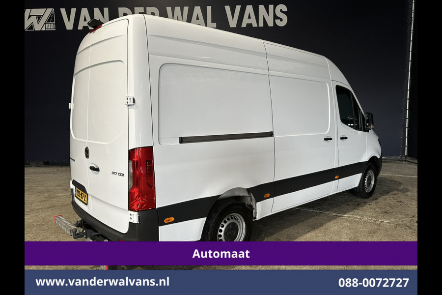 Mercedes-Benz Sprinter 317 CDI 170pk 9G-Tronic Automaat 3500kg Trekhaak L2H2 Euro6 Airco | Camera | Navigatie | Apple Carplay Android Auto, Cruisecontrol, Parkeersensoren, Bijrijdersbank