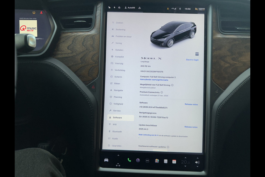 Tesla Model X 100D Long Range 7 PERSOONS AUTOPILOT / FABRIEKSGARANTIE TOT 2027