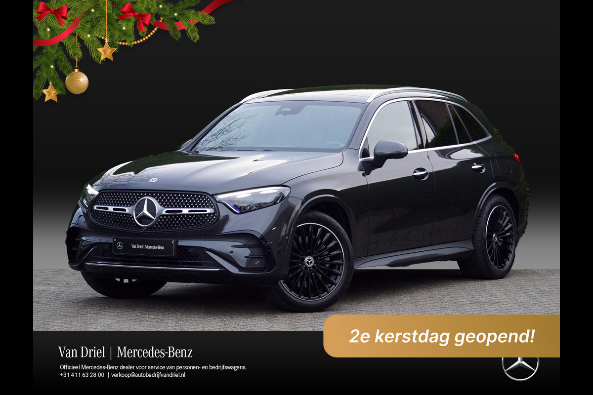 Mercedes-Benz GLC GLC 300 e 4M AMG Line | Achterasbesturing Luchtvering Burmester Trekhaak Memory Distronic