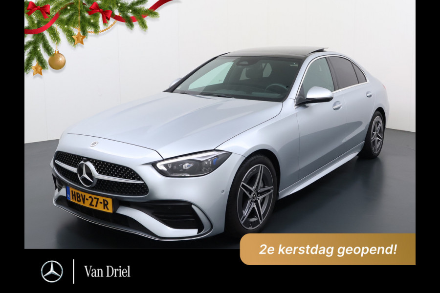 Mercedes-Benz C-Klasse 180 AMG Line | Pano Memory Keyless Digital 360 Camera