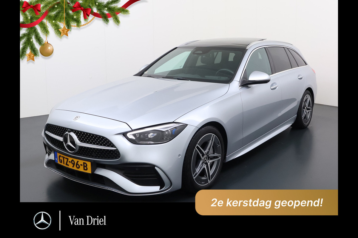 Mercedes-Benz C-Klasse Estate 180 AMG Line | Pano Keyless Digital Memory 360 Camera