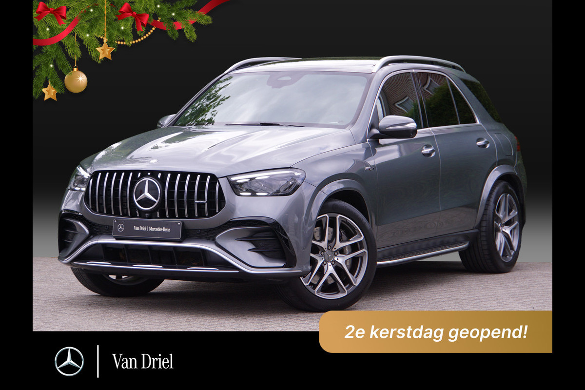 Mercedes-Benz GLE AMG 53 HYBRID 4MATIC+ | Burmester Luchtvering Pano Trekhaak Distronic Keyless Multibeam