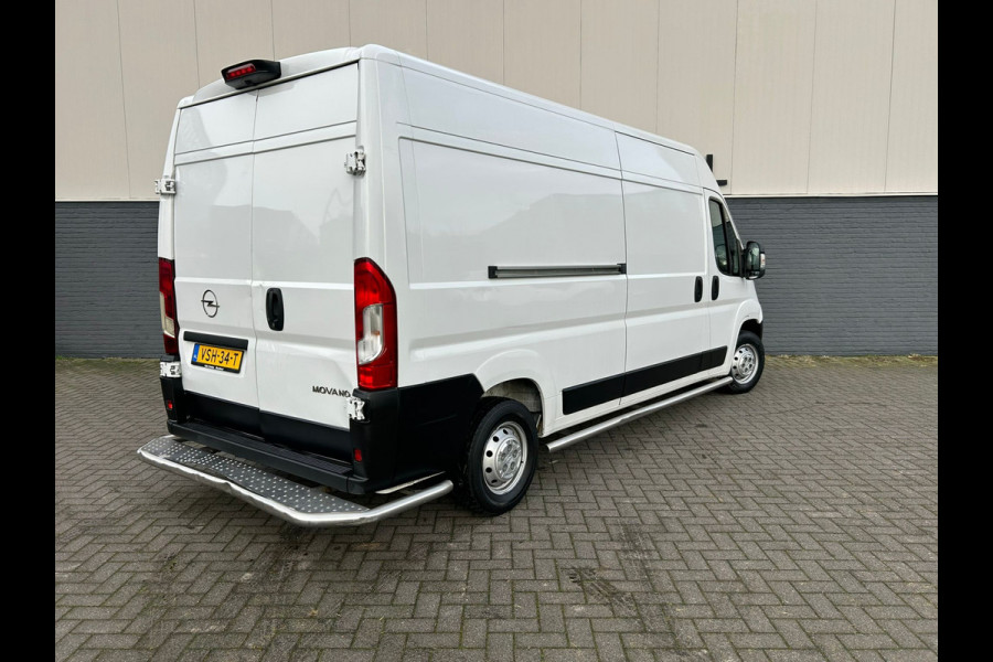 Opel Movano 2.2D 120 L3H2 Camera Cruise-Control EURO6.3 Elek.Ramen SchuifdeurRechts VolledigTussenschot Edition Sidebars Treeplank Dab Bluetooth Airco Elek.Spiegels DealerOnderhouden 6-Versn. 2500 kg trekvermogen
