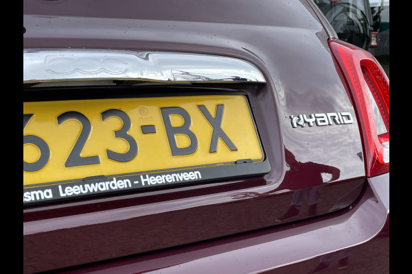 Fiat 500 1.0 Hybrid Lounge | Apple/Android carplay| Cruise Control | Regen en lichtsensor