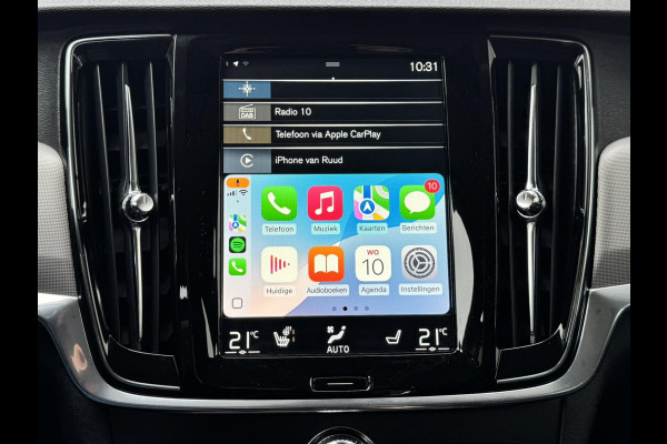 Volvo V90 2.0 T6 AWD Business Pro Automaat Adaptive cruise Climate Stuur-stoelverwarming Leer Apple / Android Dodehoekdetectie